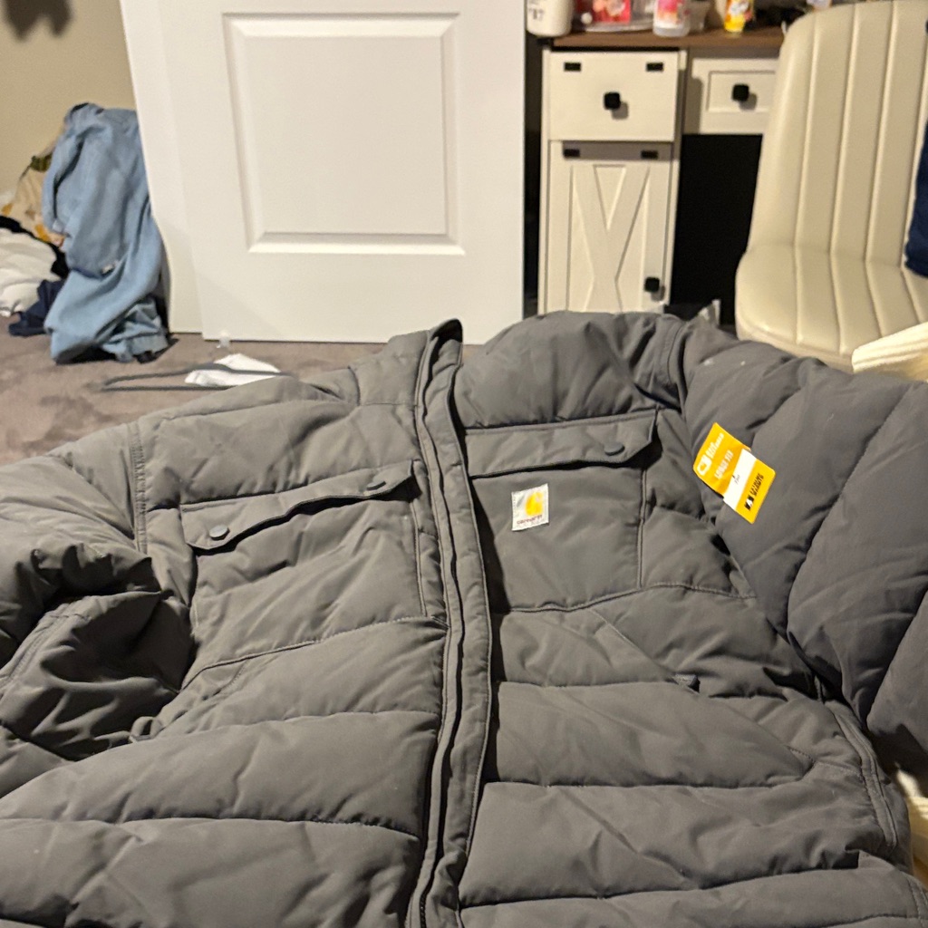 Carhartt Kids Charcoal Puffer Jacket